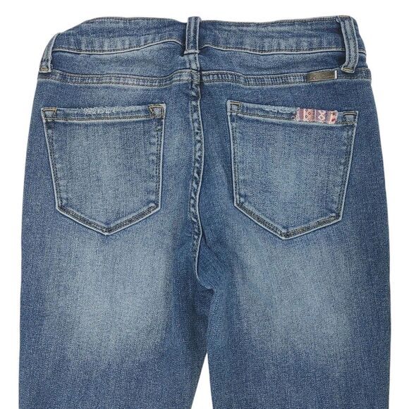 KanCan KC6339D Distressed Skinny Jeans Juniors Sz 3/25 Medium Wash Stretch Denim - Picture 7 of 11